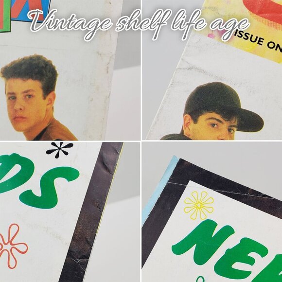 Star Pix New Kids on Block Mega Poster/Mini Magazine NKOTB Vintage 1990 Issue #1 - Picture 7 of 9